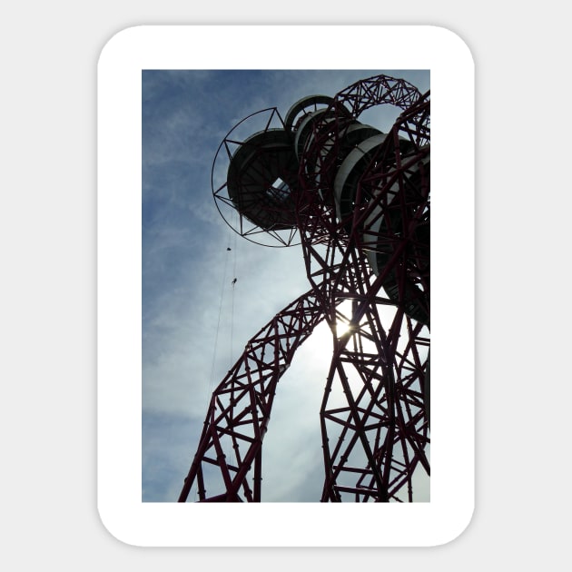 2012 Olympics ArcelorMittal Orbit Tower Sticker by AndyEvansPhotos